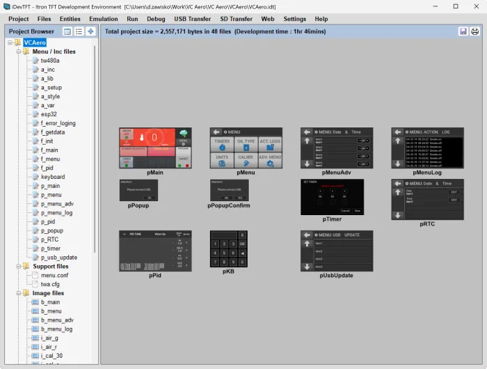 iDevTFT iDevOS development environment
